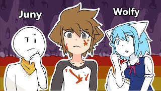 They thought I was joking Among Us ft Wolfychu TJ Toons Juny and more [upl. by Winnifred676]