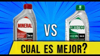 Cual es la diferencia entre un ACEITE SINTETICO y uno NORMAL [upl. by Asim]