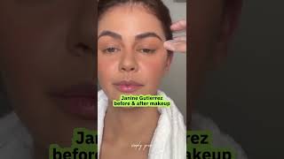 JANINE GUTIERREZ BEFORE AND AFTER MAKEUP TRANSFORMATIONjaninegutierrez makeup [upl. by Ettesoj]