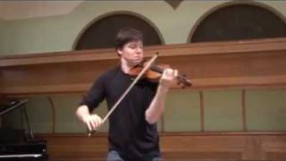 Joshua Bell plays Vieuxtemps Guarneri violin [upl. by Thynne]