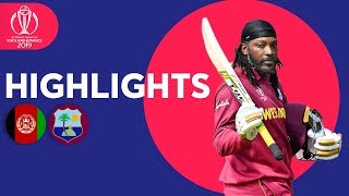 Gayles Last CWC Match  Afghanistan v West Indies  Highlights  ICC Cricket World Cup 2019 [upl. by Alysoun]