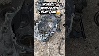 What a Honda cvt transmission looks like inside of it …full teardown 🔥howto hondacars cvt diy [upl. by Annayt]