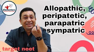 Speciation Allopatric Sympatric Parapatric Petripatric II Types of Speciation Dr Geetendra Sir [upl. by Anthe]