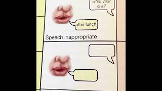 SPEECH INAPPROPRIATE VS SPEECH INCOMPREHENSIBLE [upl. by Hawkie]