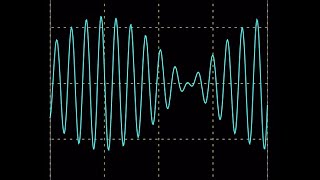 Wave interference using sound beat frequency for two sine waves with similar frequencies [upl. by Nauqed61]