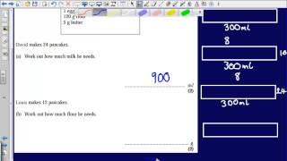 Recipes amp Proportion Edexcel GCSE Maths [upl. by Yrad378]