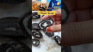 Oreo Swiss roll easyrecipe youtubeshorts trending ytshorts viralvideo [upl. by Dnaleel537]