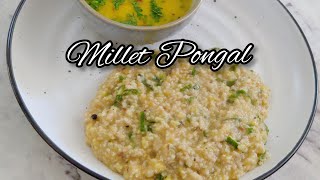 Millet Pongal Recipe  Little Millet Recipe  Soul food by Nandini [upl. by Hollister]