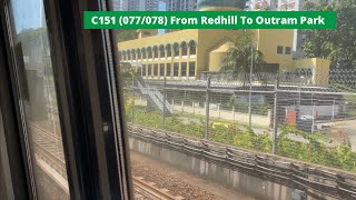 New Strong MotorSMRT C151 077078 from Redhill to Outram Park [upl. by Seidler]