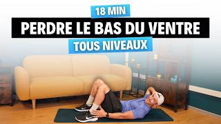 💦 18 Min  PERDRE LE BAS DU VENTRE RAPIDEMENT 🔥 Cardio Abdos Tous Niveaux  FlashFitHome [upl. by Ocsinarf]