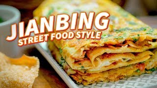 Jianbing A Classic Chinese Breakfast Recipe [upl. by Eelik303]