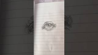 Semirealistic eye drawing with a horrible pencil art drawing eyedrawing semirealistic [upl. by Ahsika]