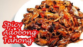 SPICY ADOBONG TAHONG  SPICY MUSSELS ADOBO [upl. by Walston483]