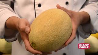 How to Pick a Ripe Cantaloupe or Honeydew Melon  Giant Eagle [upl. by Ssepmet]