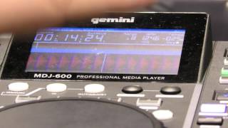 NAMM 2017 Gemini MD500 amp MD600 Media Player Walkthrough [upl. by Enad]