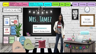 Virtual Classroom Tutorial With Real Image of Yourself [upl. by Beryle]