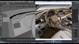 Car interior modeling 8 [upl. by Jerold850]