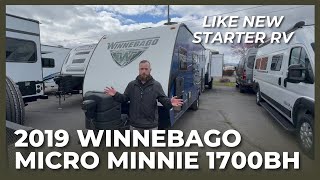 Pre Owned 2019 Winnebago Micro Minnie1700BH  Medford OR  21105 [upl. by Graff374]