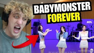 THEY DID IT AGAIN BABYMONSTER  “FOREVER” LIVE Concert  REACTION [upl. by Hako]