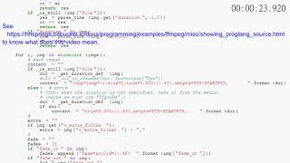 show source code as video by using pygmentize and ffmpeg 2  highlight no lineno [upl. by Belva]