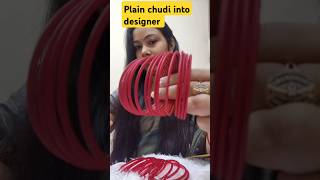 OLD BANGLES REUSE UNIQUE IDEAS 💡 shortsvideo craft [upl. by Lynett]