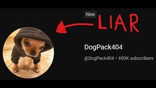 DogPack404 was EXPOSED for LYING about MRBEAST [upl. by Onitnelav]