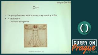 Bjarne Stroustrup  What – if anything – have we learned from C  Curry OnPLE15 Keynote [upl. by Felipa]