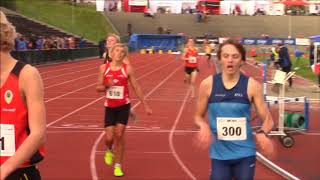 UM 2017 1500 meter hinder Gutter 15 og 16 år [upl. by Rubinstein]