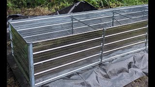 VidaXL Galvanised Raised Bed [upl. by Aynom]