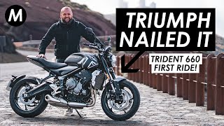 New 2021 Triumph Trident 660 First Ride Review [upl. by Thetes978]