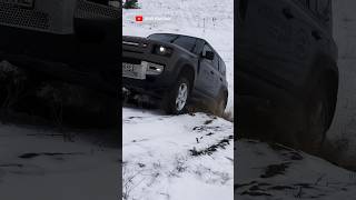 Defender winter driving  watch the full video of winter test drive on our channel [upl. by Acireit]