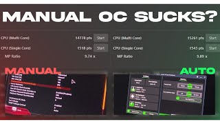 Manual Overclocking vs Ryzen Master Auto Overclock [upl. by Llertnod145]