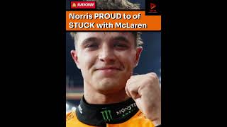 Norris PROUD TO OF STUCK by Mclaren 🇬🇧 f1 formula1 [upl. by Neelia608]