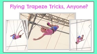 Flying Trapeze Tricks Anyone  Flippin Katie [upl. by Amled]