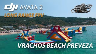 Dji Avata 2  Long Range FPV  Vrachos Beach 4K [upl. by Dnalro891]