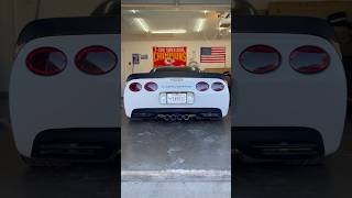 I Finally Put Mufflers On My Cammed Corvette cammedcorvette corvette cammed coldstart corsa [upl. by Ecerahs]