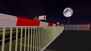 Talybont Level Crossing  Gwynedd Roblox 27012024 [upl. by Ezequiel667]