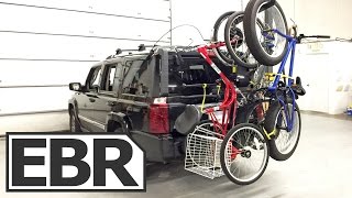 Totem Pole TP6 Vertical Hanging Bike Rack Review  Carry 6 Bikes on Your Car Up Right Designs [upl. by Ydasahc]