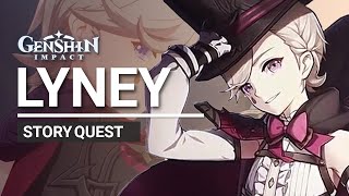 Lyney Story Quest HD Complete  The Forgotten Thief Felis Fuscus Chapter Act I  Genshin Impact 40 [upl. by Orlena]