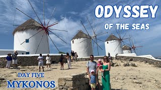 MYKONOS  Day 5  Odyssey of the Seas [upl. by Elata]