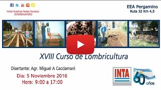 XVIII Curso de Lombricultura [upl. by Ahsiram]