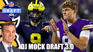 Vikings Move Into the Top4 in Daniel Jeremiahs Mock Draft 30 [upl. by Pedroza]