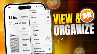 How to View amp Organize Your Library on Apple Books  Quick Guide to the iPhone Books App [upl. by Einnoj]