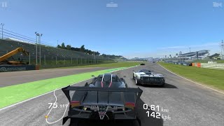 Pagani Zonda R Insane Loud Sound like F1 car Backfire Party  Real Racing 3 POV OnBoard [upl. by Anyalram]