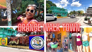 Orange walk town Belize 🇧🇿 Walking through the town of orange walk Saturday vlog 2022 [upl. by Pas959]