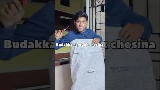 Buddakka ni prank chesina sister prank funny trending shorts [upl. by Nairahcaz]