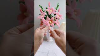 Twist flower sticks to make petals [upl. by Rosenblatt]