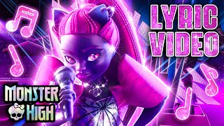 🎶 SingAlong with Catty Noir quotMake Your Own Luckquot  Monster High™ [upl. by Einatirb]