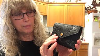 Louis Vuitton Victorine Wallet In Empreinte Leather Perfect For All My Bags [upl. by Mailiw]