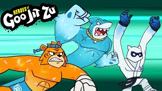 Quest For Supergoo amp MORE ⚡️ HEROES OF GOO JIT ZU  New Compilation  Cartoon For Kids [upl. by Yelserp]